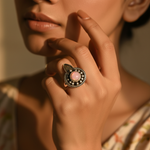 将图像加载到图库查看器中, 925 Sterling Silver Rose Quartz Ring for Women | Gift Jewelry