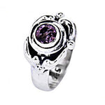 Load image into Gallery viewer, 925 Silver Amethyst Ring for Women | Gemstone Jewelry
