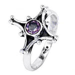 Load image into Gallery viewer, 925 Silver Amethyst Ring for Women | Gemstone Jewelry Gift