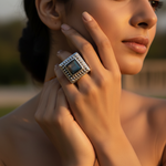 Load image into Gallery viewer, 925 Silver Labradorite Gemstone Ring for Women | Elegant Jewelry