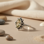 将图像加载到图库查看器中, 925 Silver Gemstone Ring for Women | Statement Jewelry