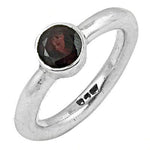 Load image into Gallery viewer, 925 Silver Garnet Gemstone Ring for Women | Gift Jewelry