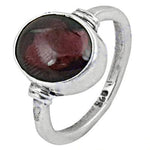 将图像加载到图库查看器中, 925 Sterling Silver Garnet Ring for Women | Gemstone Jewelry