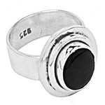 Load image into Gallery viewer, 925 Silver Onyx Ring for Women | Statement Jewelry