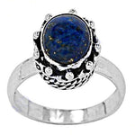 Load image into Gallery viewer, 925 Silver Lapis Lazuli Ring for Women | Gemstone Jewelry