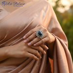 Load image into Gallery viewer, 925 Silver Oval Stone Ring for Women | Gemstone Jewelry