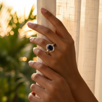 Load image into Gallery viewer, 925 Silver Blue Sapphire Ring for Women | Gemstone Jewelry