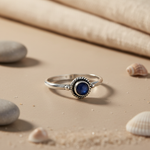 Load image into Gallery viewer, 925 Silver Blue Gemstone Ring for Women | Daily Wear Jewelry