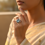 Load image into Gallery viewer, 925 Silver Blue Gemstone Ring | Women's Jewelry | Gift