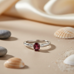 将图像加载到图库查看器中, 925 Silver Ruby Ring for Women | Gemstone Jewelry Gift