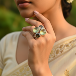 Load image into Gallery viewer, 925 Silver Multi-Stone Ring for Women | Statement Jewelry