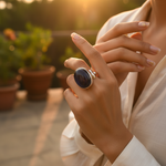 将图像加载到图库查看器中, 925纯银戒指,镶嵌蓝色宝石 | 女士珠宝