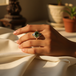 Load image into Gallery viewer, Anillo de peridoto en plata 925 para mujer | Joyería con piedras preciosas