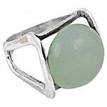 Load image into Gallery viewer, 925 Silver Round Green Gemstone Ring for Women | Fashion Jewelry