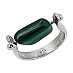 Load image into Gallery viewer, 925 Silver Malachite Stone Ring for Women | Gift Jewelry