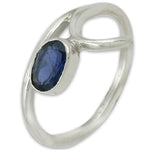 Load image into Gallery viewer, 925 Silver Blue Sapphire Ring for Women | Gemstone Jewelry