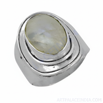 Load image into Gallery viewer, 925 Silver Moonstone Ring for Women | Statement Jewelry