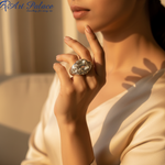 Load image into Gallery viewer, Silver Ring with Cubic Zirconia Stones for Women | Daily Wear