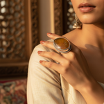 Load image into Gallery viewer, Anillo de plata de ley 925 con piedras preciosas para mujer | Joyería de regalo