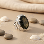 Load image into Gallery viewer, 925 Silver Smoky Quartz Ring for Women | Statement Jewelry