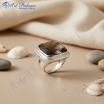 Load image into Gallery viewer, 925 Silver Smoky Quartz Ring for Women | Gemstone Jewelry