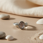 将图像加载到图库查看器中, 925 Silver Rose Quartz Ring for Women | Gemstone Jewelry