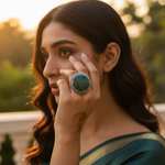 Load image into Gallery viewer, 925 Silver Turquoise Ring for Women | Gemstone Jewelry