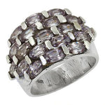 Load image into Gallery viewer, Silver Ring with Oval-Cut Gemstones | Women's Jewelry Gift