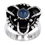 Load image into Gallery viewer, 925 Sterling Silver Blue Gemstone Ring for Women | Gift Jewelry