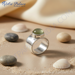 Load image into Gallery viewer, Silver Ring with Green Gemstone | Women's Jewelry | Gift