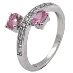 Load image into Gallery viewer, 925 Silver Pink Gemstone Ring for Women | Fine Jewelry