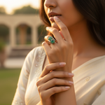 Load image into Gallery viewer, 925 Silver Citrine Flower Ring for Women | Gemstone Jewelry
