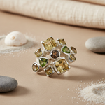 Load image into Gallery viewer, 925 Silver Gemstone Cocktail Ring | Women's Fashion Jewelry