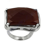 Load image into Gallery viewer, 925 Silver Garnet Gemstone Ring for Women | Statement Jewelry