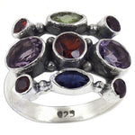 Load image into Gallery viewer, 925 Sterling Silver Gemstone Ring for Women | Statement Jewelry