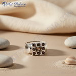 Load image into Gallery viewer, 925 Silver Smoky Quartz Ring | Men's Signet Ring