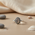 Load image into Gallery viewer, Anillo de plata 925 con piedra ovalada para mujer | Joyería de uso diario