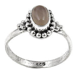 将图像加载到图库查看器中, 925 Silver Oval Stone Ring for Women | Daily Wear Jewelry