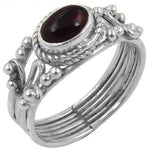 Load image into Gallery viewer, 925 Silver Garnet Gemstone Ring for Women | Gift Jewelry