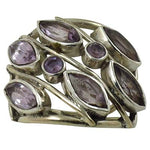 Load image into Gallery viewer, 925 Silver Amethyst Ring for Women | Statement Jewelry