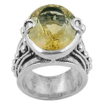 Load image into Gallery viewer, 925 Silver Citrine Gemstone Ring for Women | Statement Jewelry