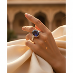 将图像加载到图库查看器中, 925 Sterling Silver Iolite Ring for Women | Gemstone Jewelry