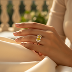 Load image into Gallery viewer, 925 Silver Yellow Sapphire Ring for Women | Gemstone Jewelry