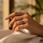 将图像加载到图库查看器中, 925 Silver Yellow Sapphire Ring for Women | Gemstone Jewelry