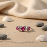 Load image into Gallery viewer, 925 Silver Ruby Ring for Women | Gemstone Jewelry