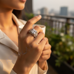 Load image into Gallery viewer, Anillo de plata de ley 925 con circonita cúbica para mujer | Joyería de regalo