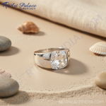 Load image into Gallery viewer, Anillo de plata con circonita cúbica para mujer | Joyería llamativa