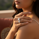 Load image into Gallery viewer, Anillo de plata con circonita cúbica para mujer | Regalo de joyería de moda