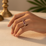 将图像加载到图库查看器中, Silver Ruby Ring for Women | Gemstone Ring | Gift