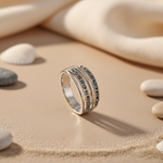 将图像加载到图库查看器中, Silver Ring with Cubic Zirconia Stones for Women | Daily Wear Jewelry